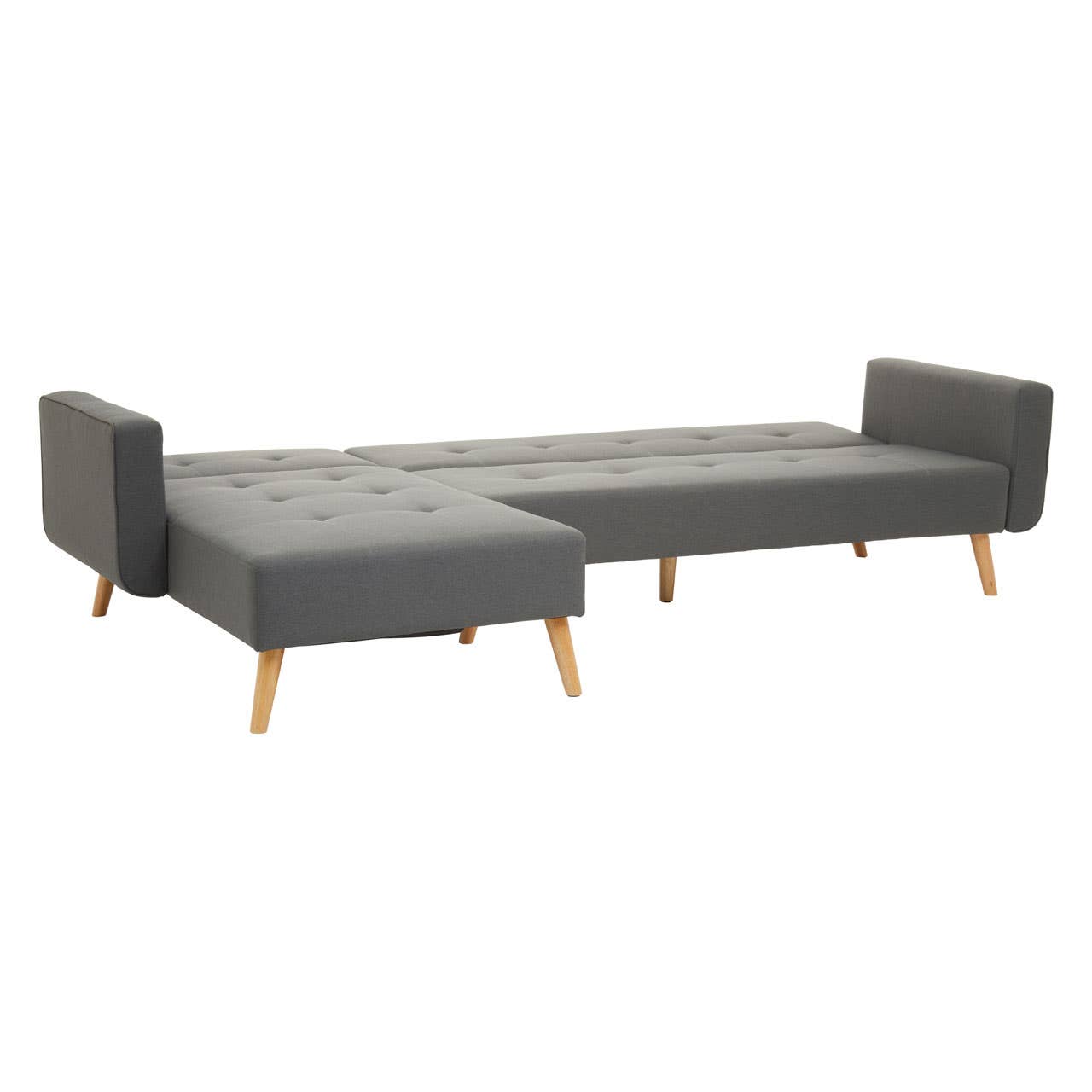 Hagen Grey Large Corner Sofa Bed