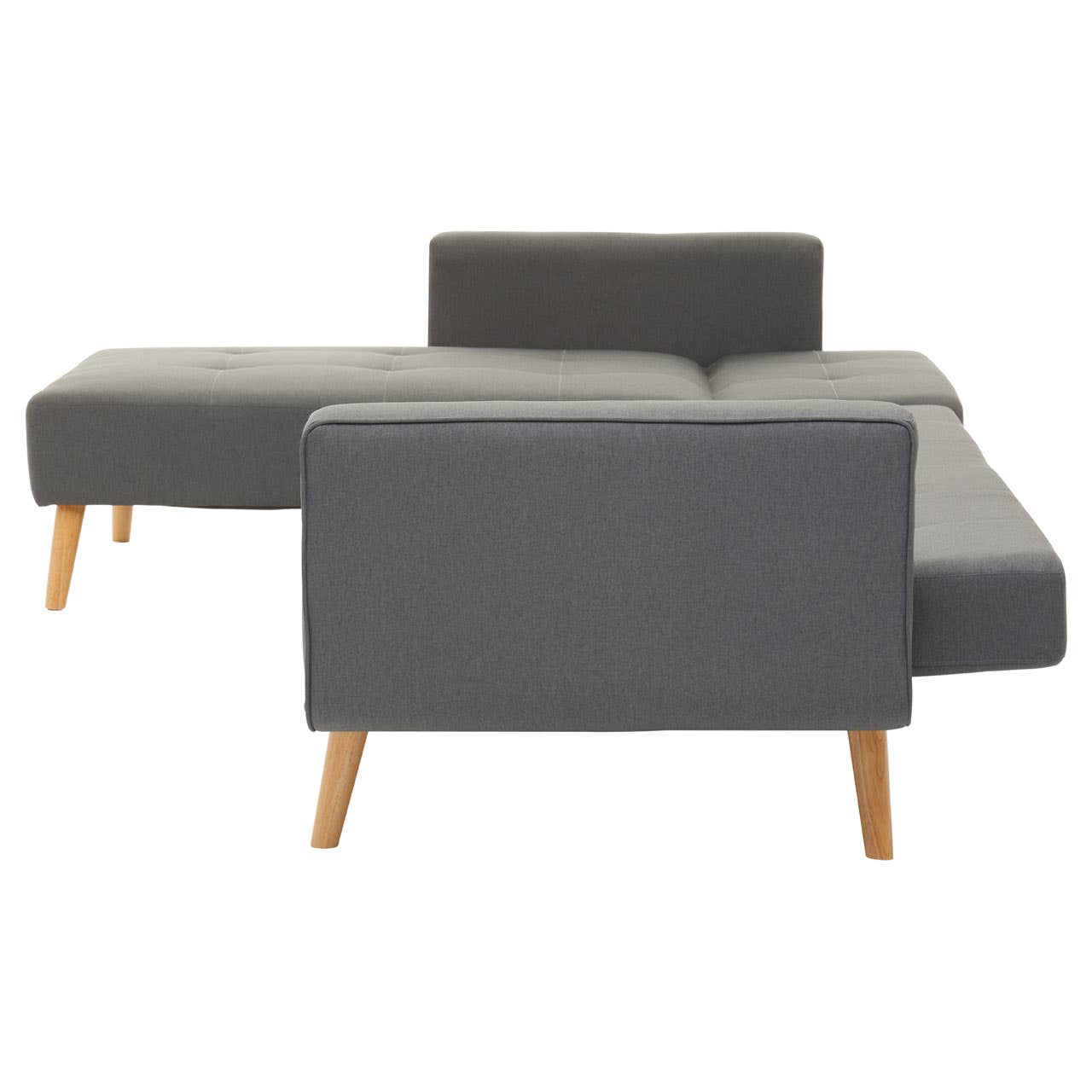 Hagen Grey Large Corner Sofa Bed