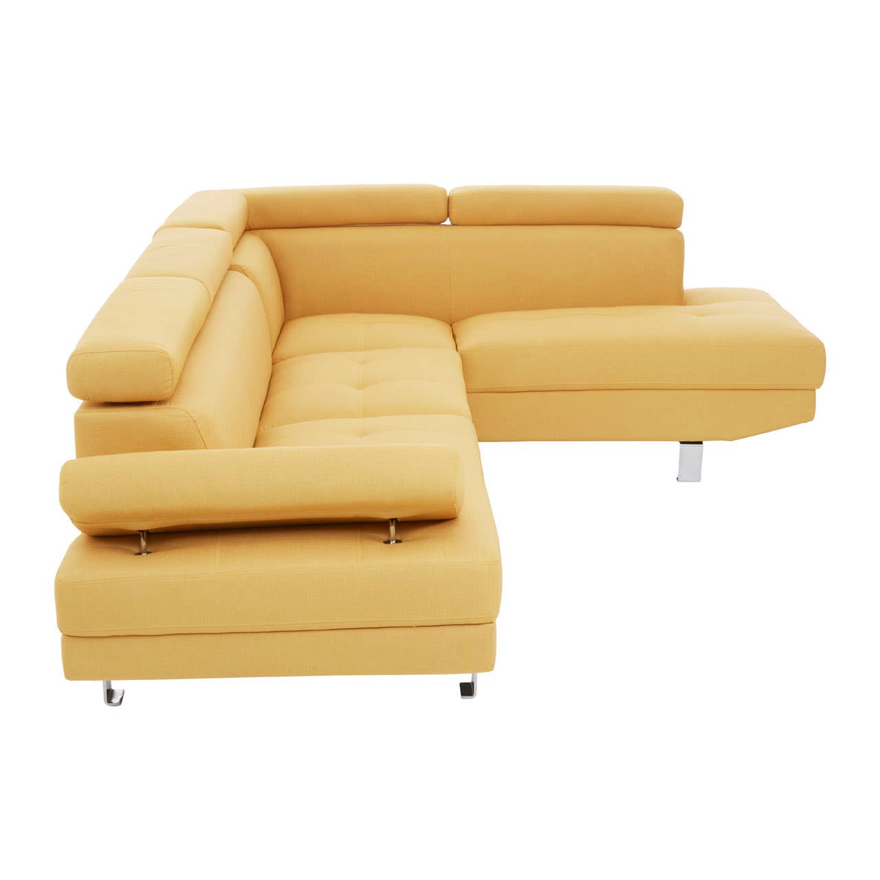 Hanover Ochre Linen Corner Sofa