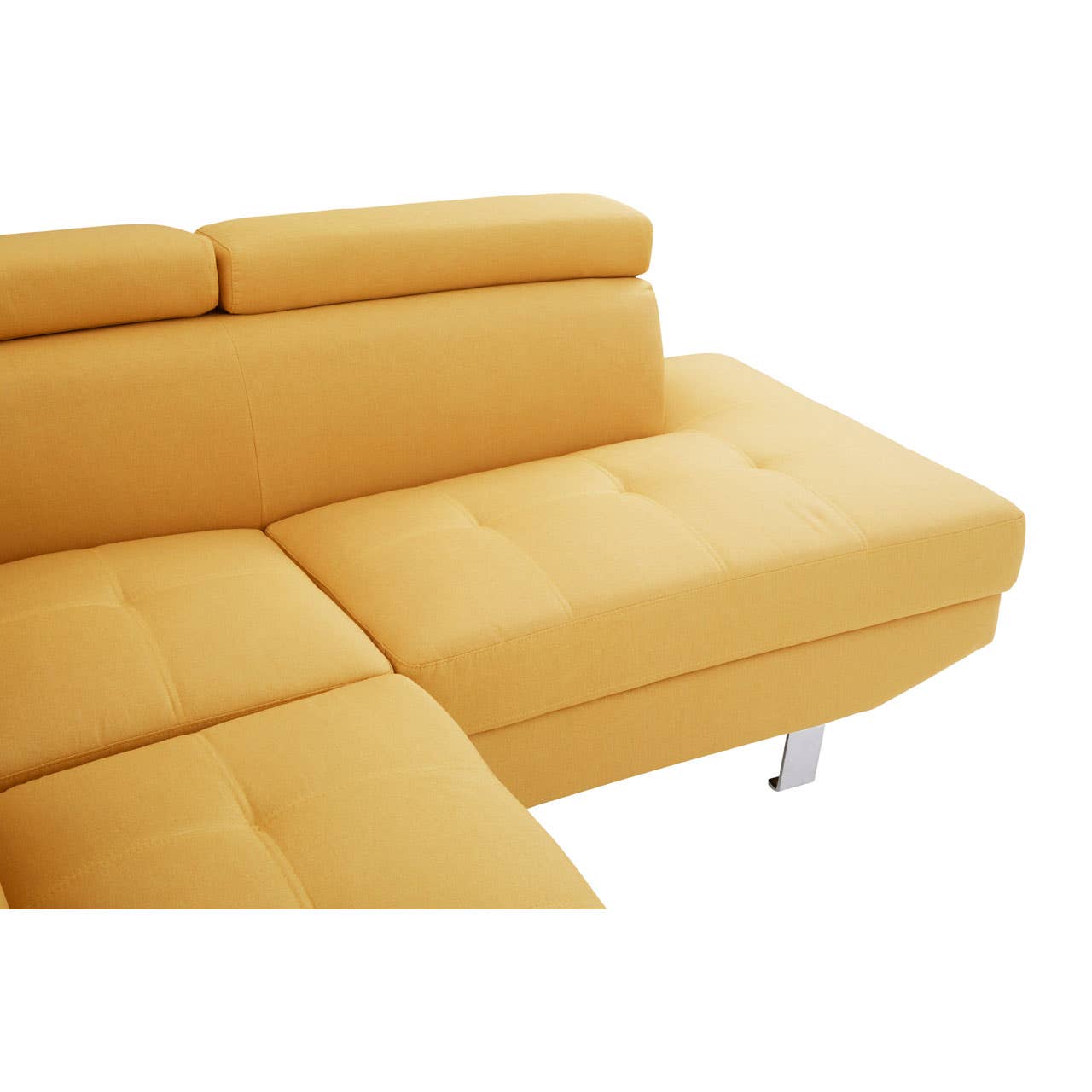 Hanover Ochre Linen Corner Sofa