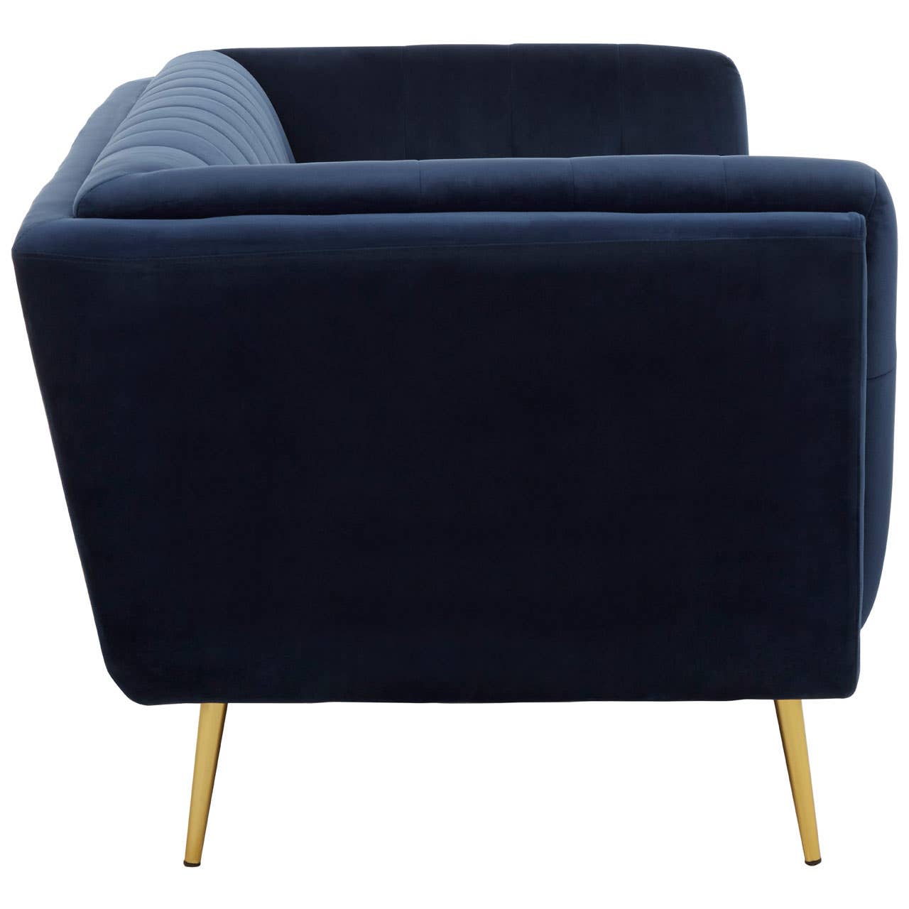 Harita Blue Velvet Sofa