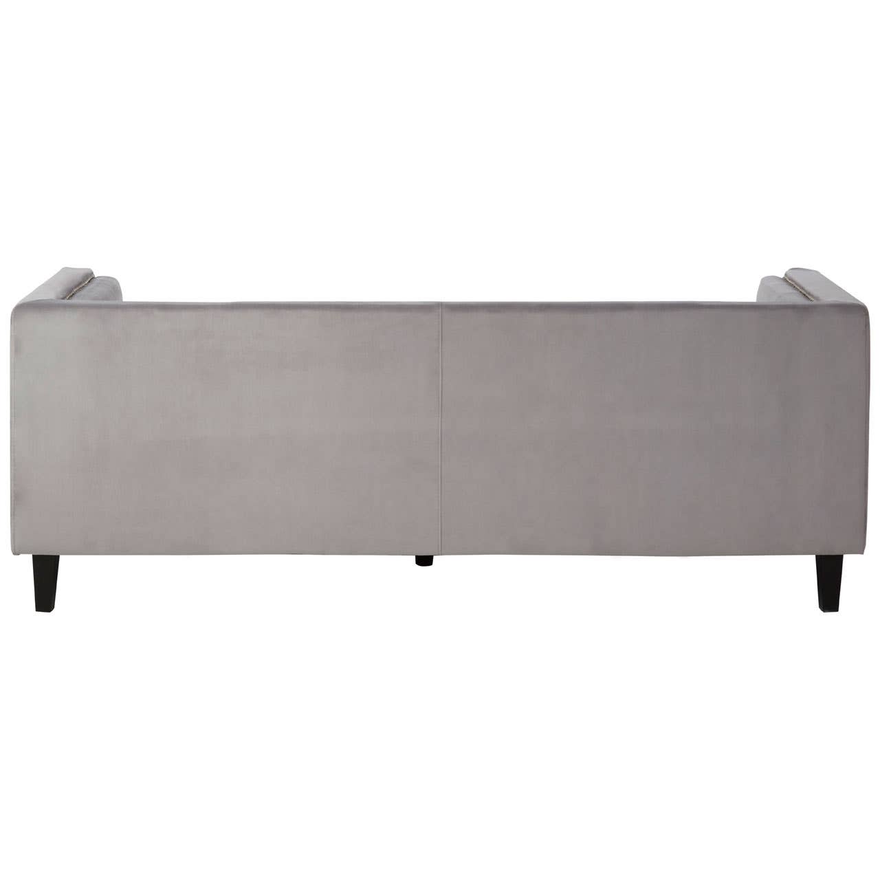 Felisa 3 Seat Grey Velvet Sofa