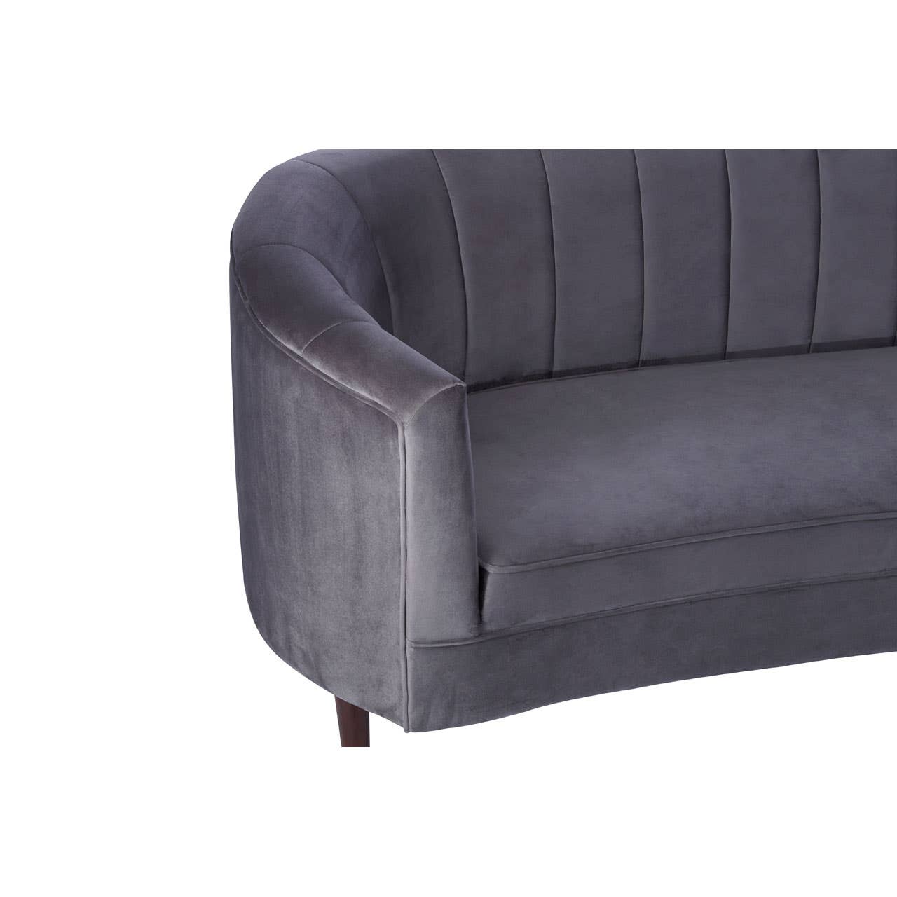 Manaz Charcoal 2 Seat Sofa