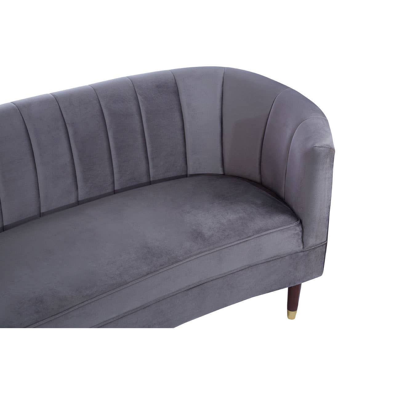 Manaz Charcoal 2 Seat Sofa