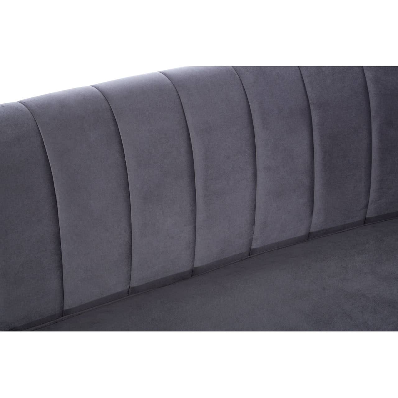 Manaz Charcoal 2 Seat Sofa