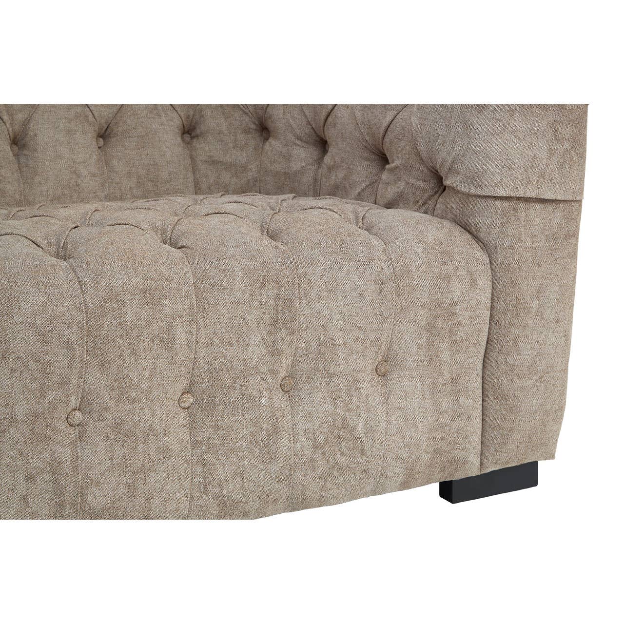 Fenton Natural Fabric 3 Seater Sofa