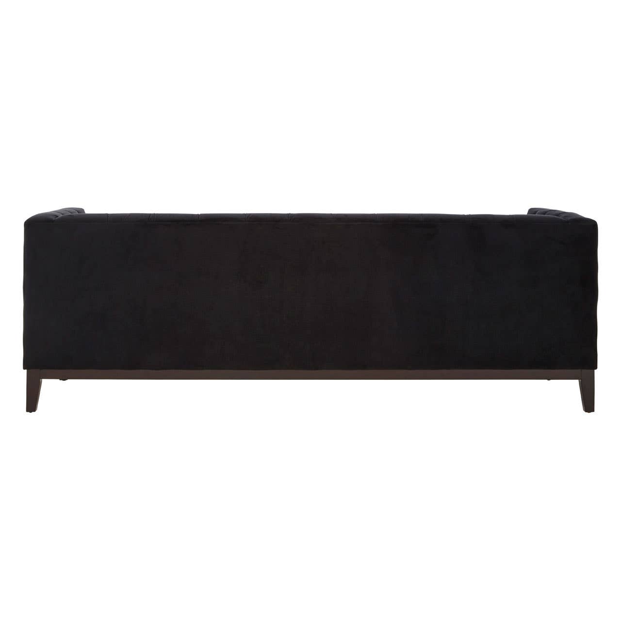 SASHA 3 SEATER ONYX VELVET SOFA