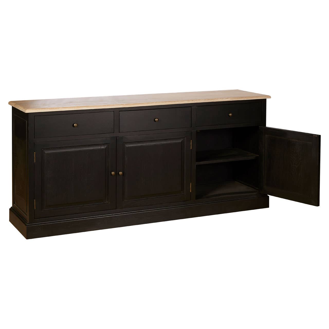 Lyon 3 Drawer Low Sideboard