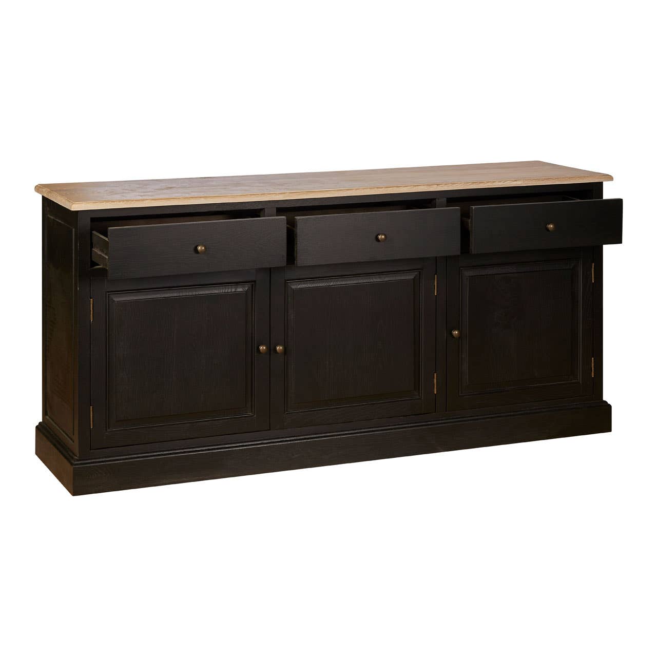 Lyon 3 Drawer Low Sideboard