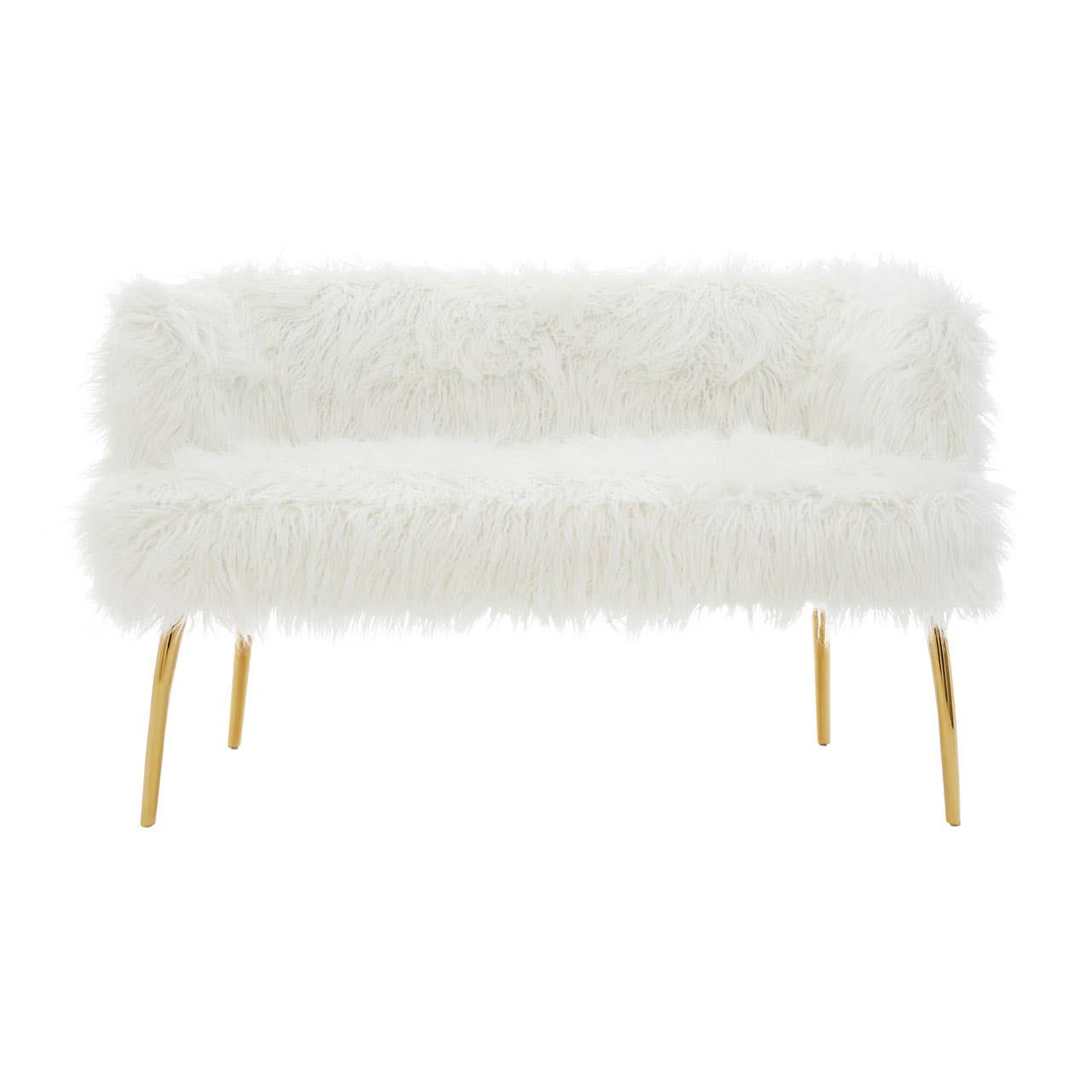 Clarence Natural Fur Effect Sofa