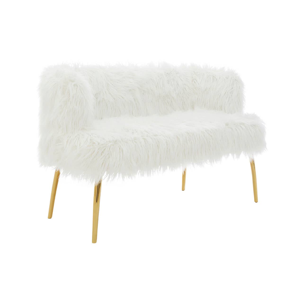 Clarence Natural Fur Effect Sofa