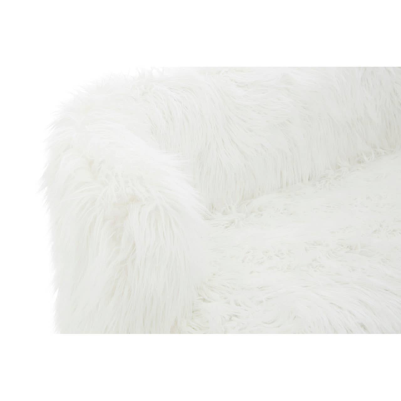 Clarence Natural Fur Effect Sofa