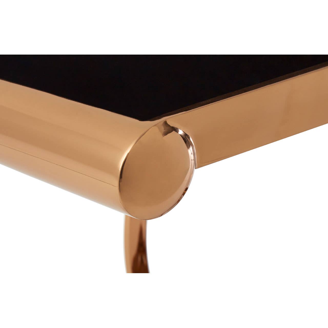 Novara Rose Gold Console Table