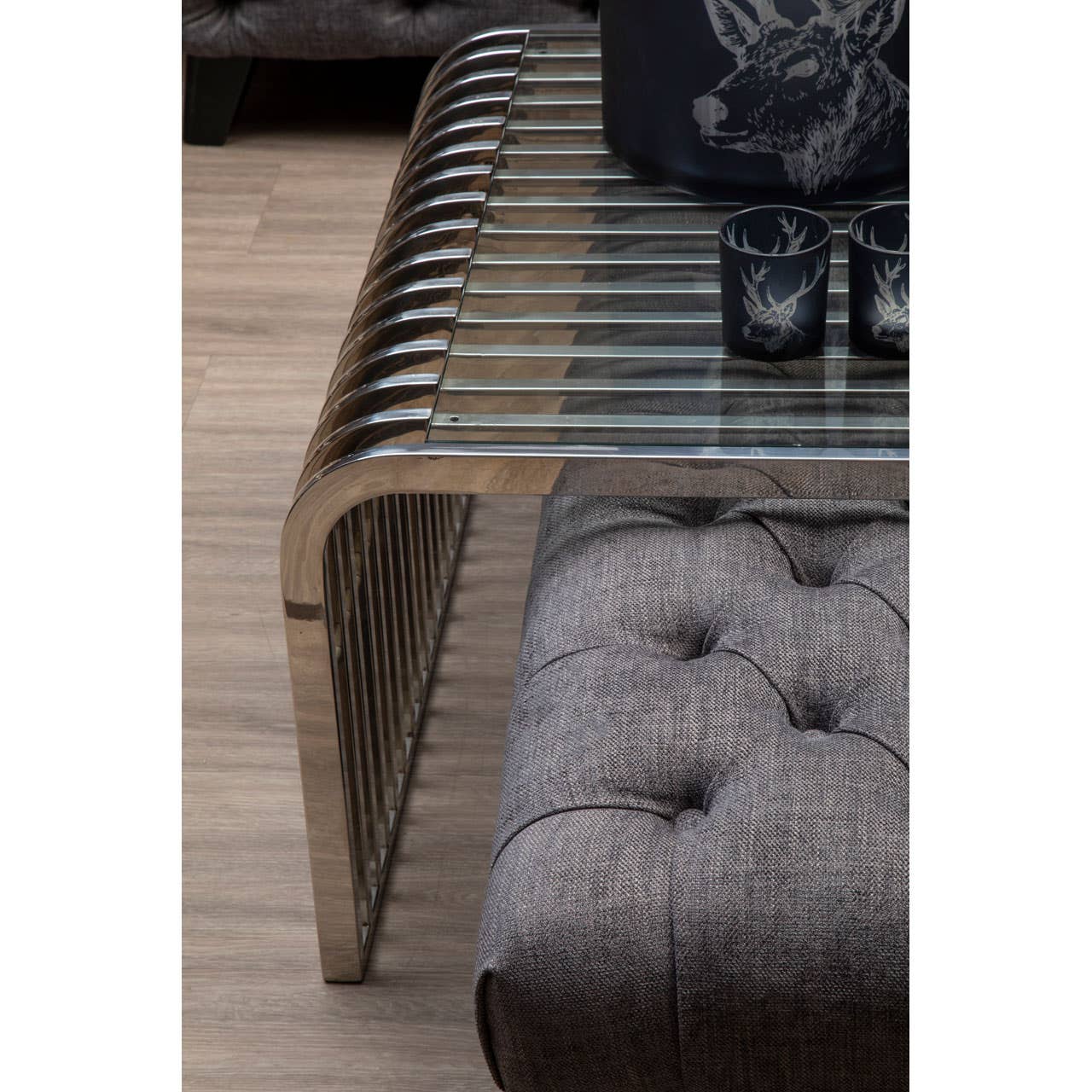 VOGUE SLATTED COFFEE TABLE