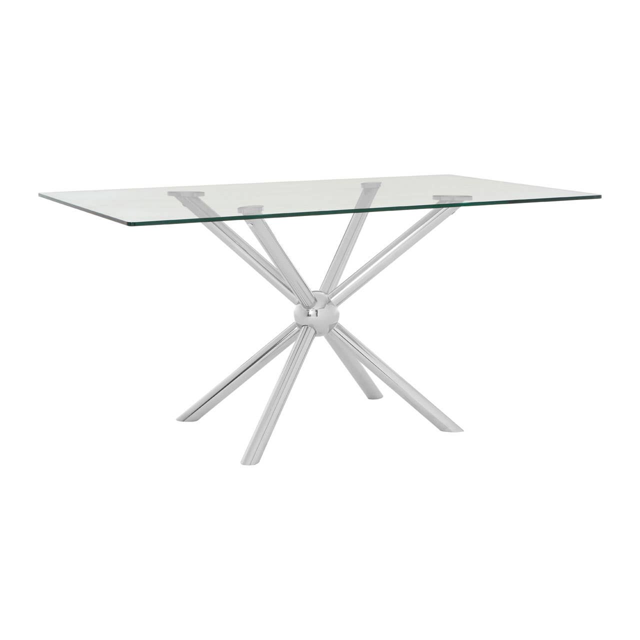 Novo Rectangular / Silver Dining Table