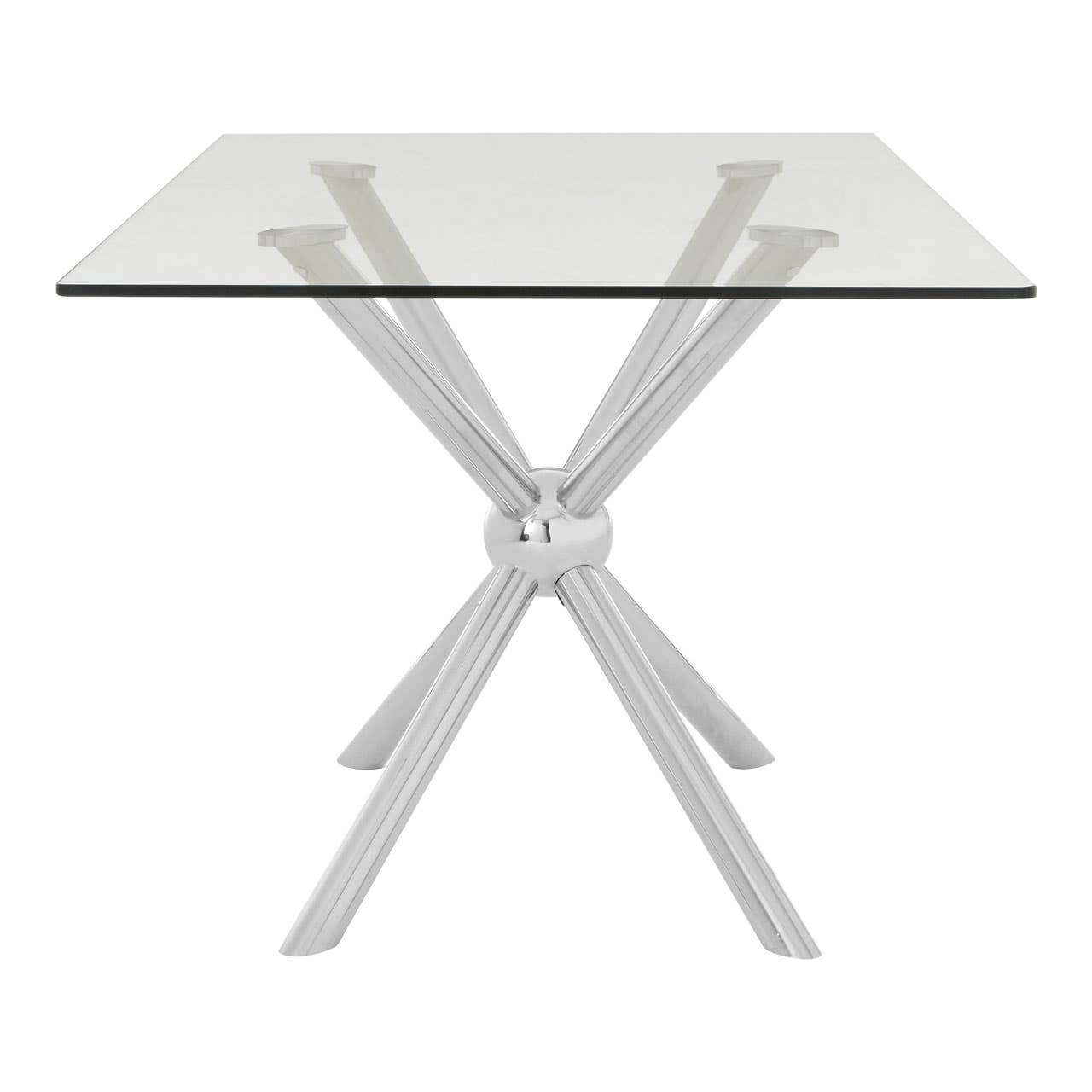 Novo Rectangular / Silver Dining Table