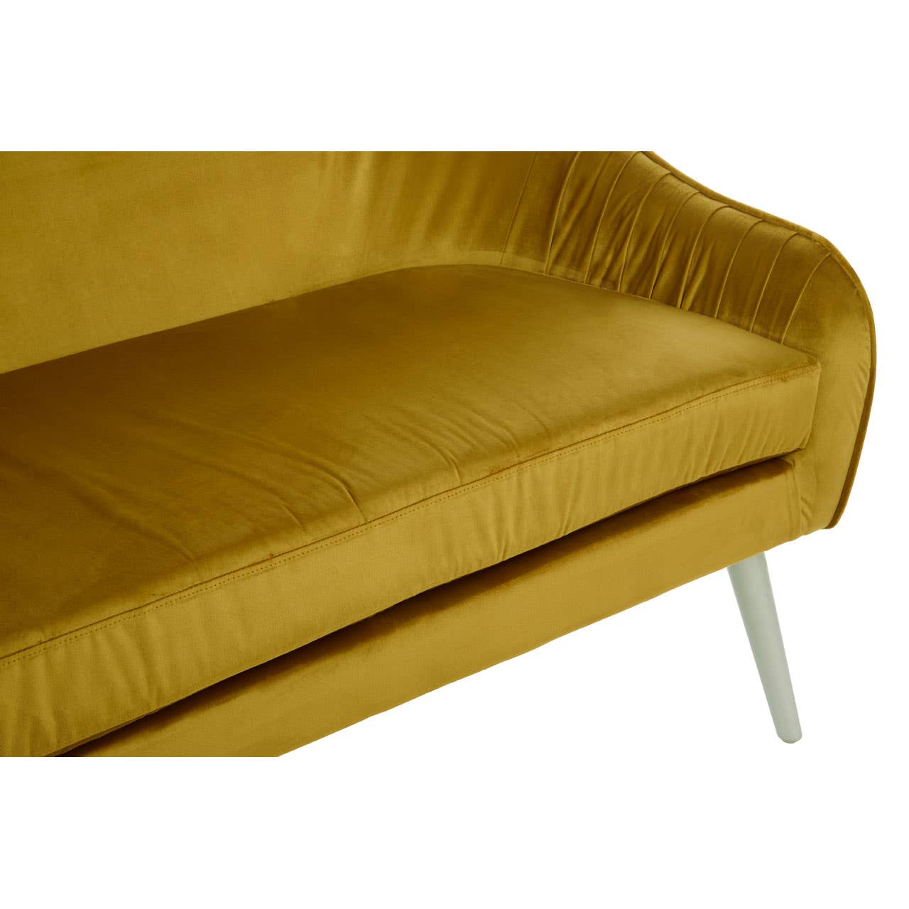 Louxor Mustard Velvet Sofa