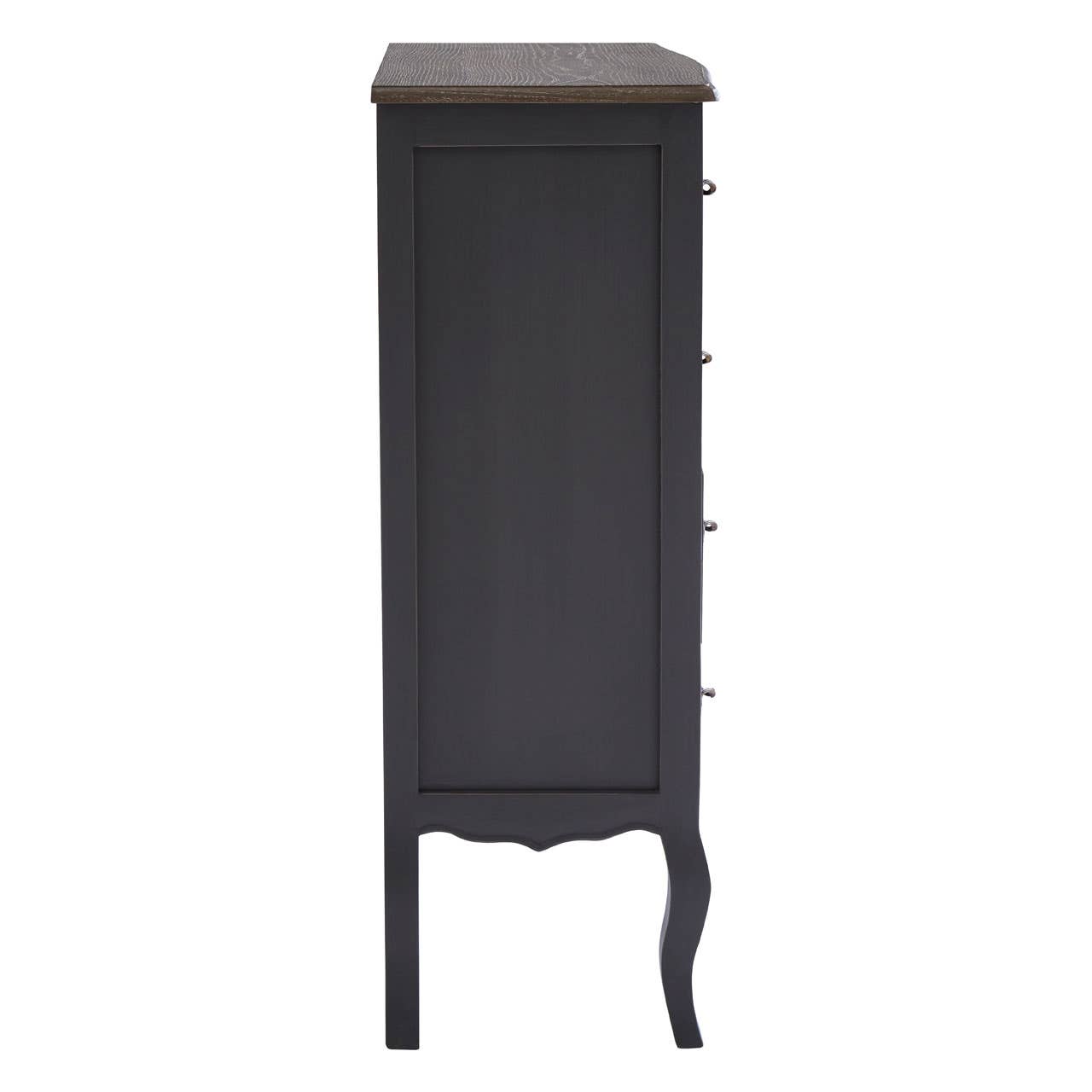 Loire 4 Drawer Dark Grey Chest