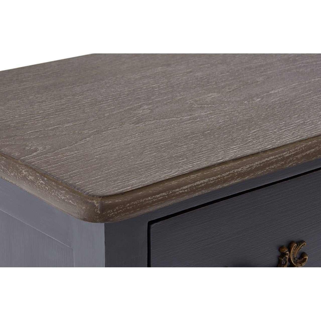 Loire 4 Drawer Dark Grey Chest