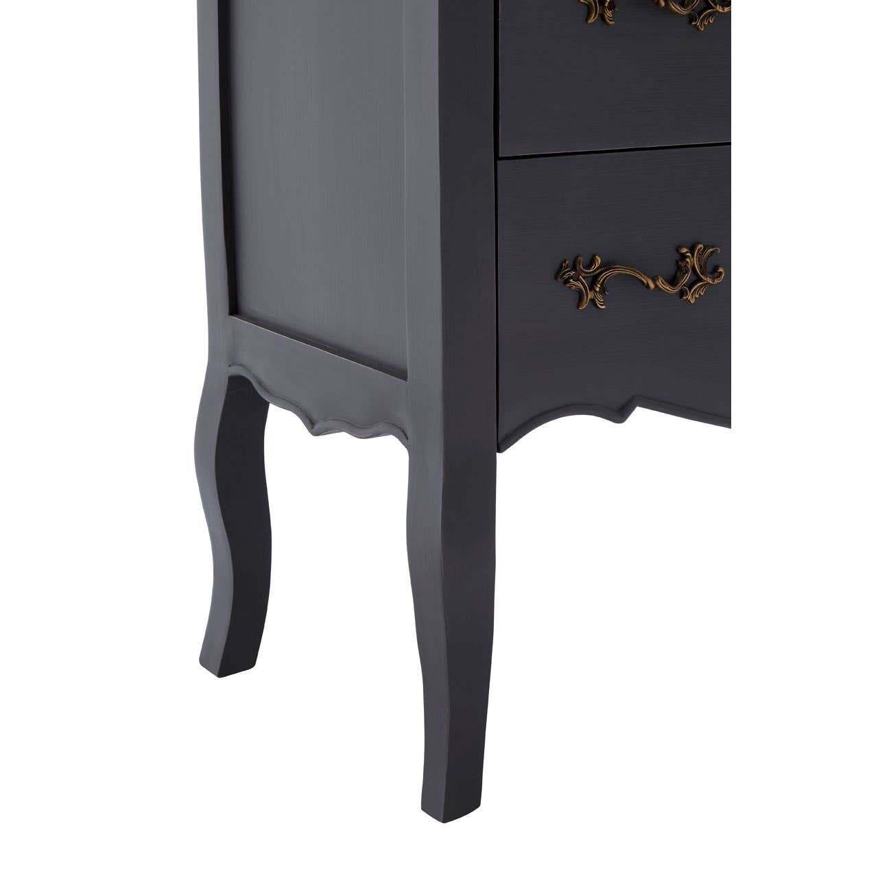 Loire 4 Drawer Dark Grey Chest