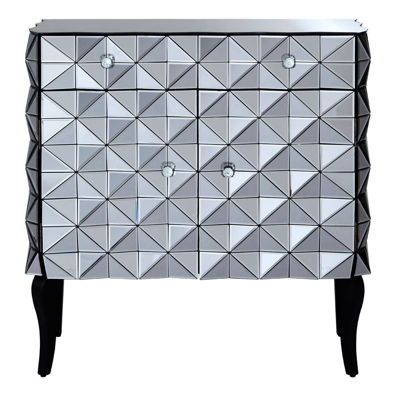 Soho Silver Finish Cabinet