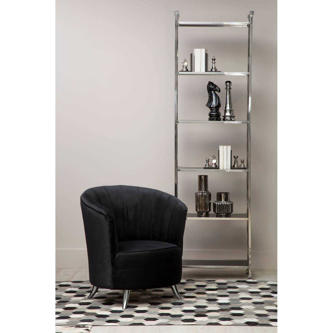 Horizon Silver Tiles Design Bookshelf