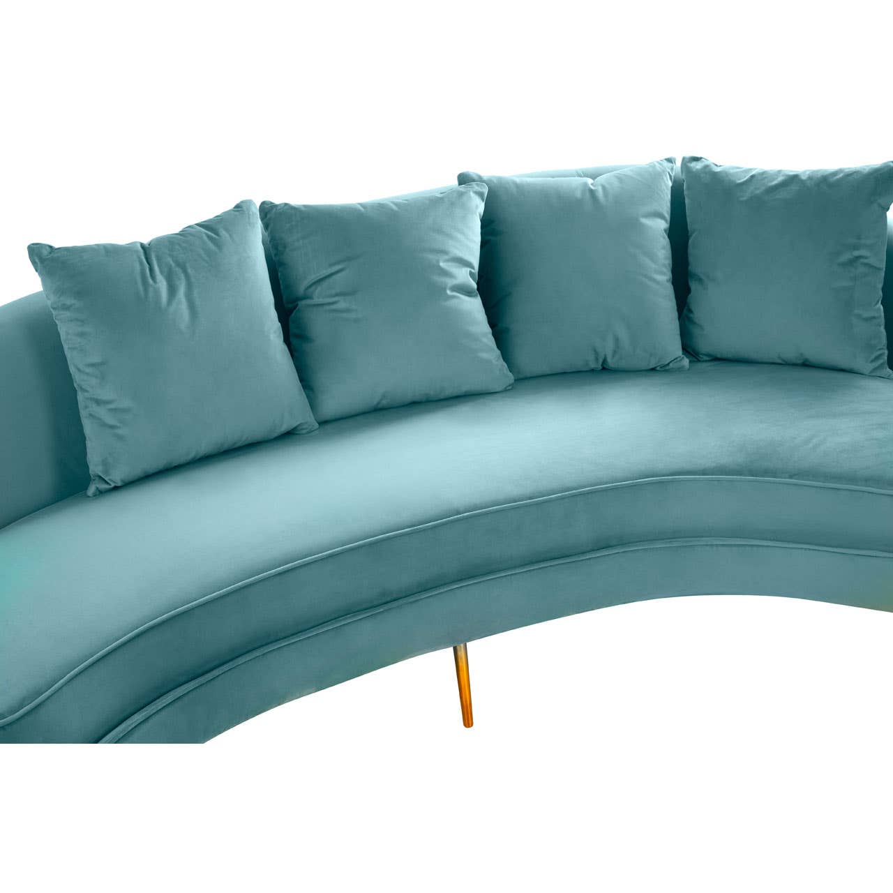 Osdin 4 Seat Light Blue Sofa