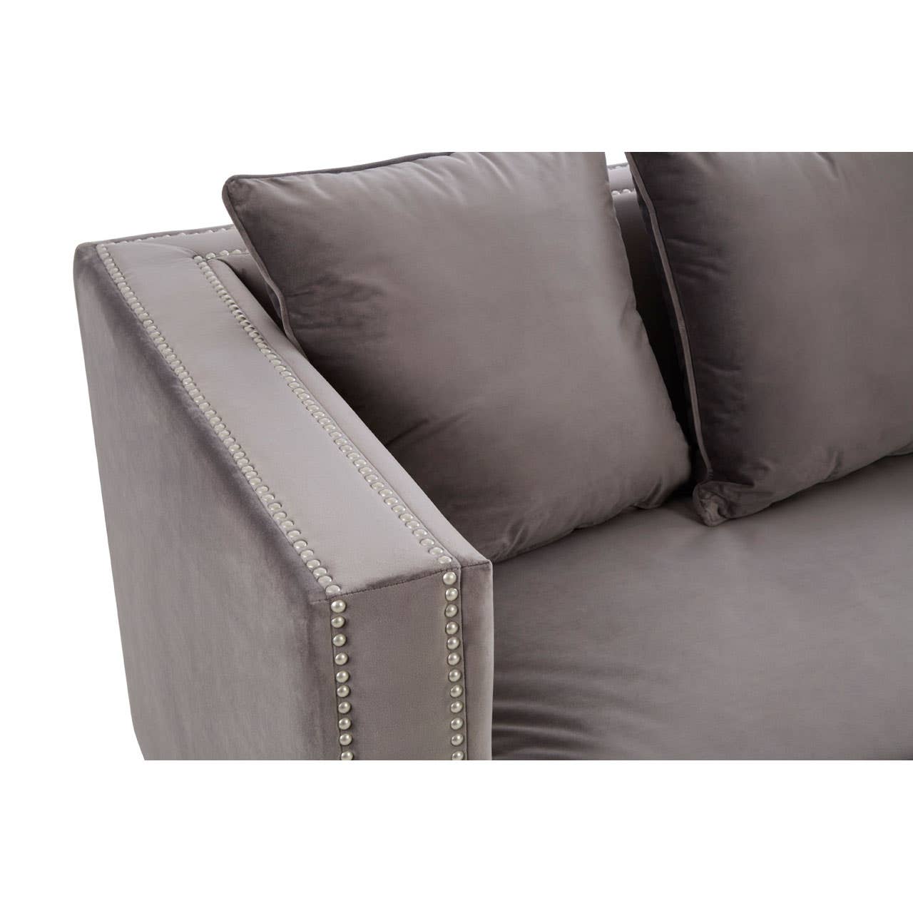 Sofia 3 Seat Viola Grey Sofa