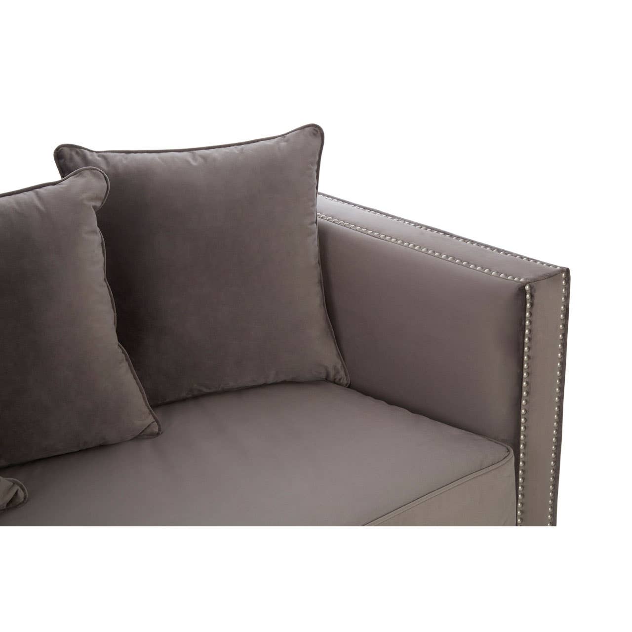 Sofia 3 Seat Viola Grey Sofa