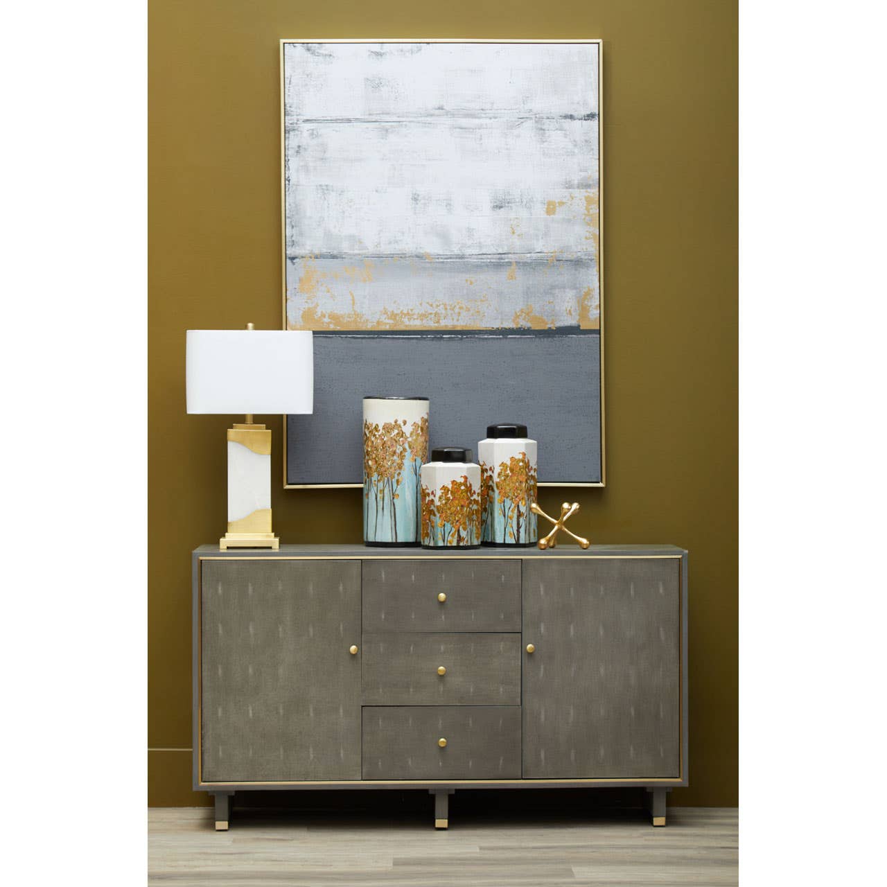 Deskey Three Drawer Sideboard