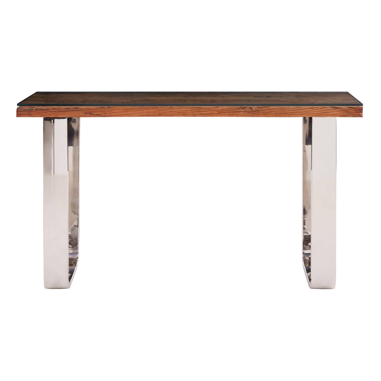 Kerala Natural U-shaped Base Console Table