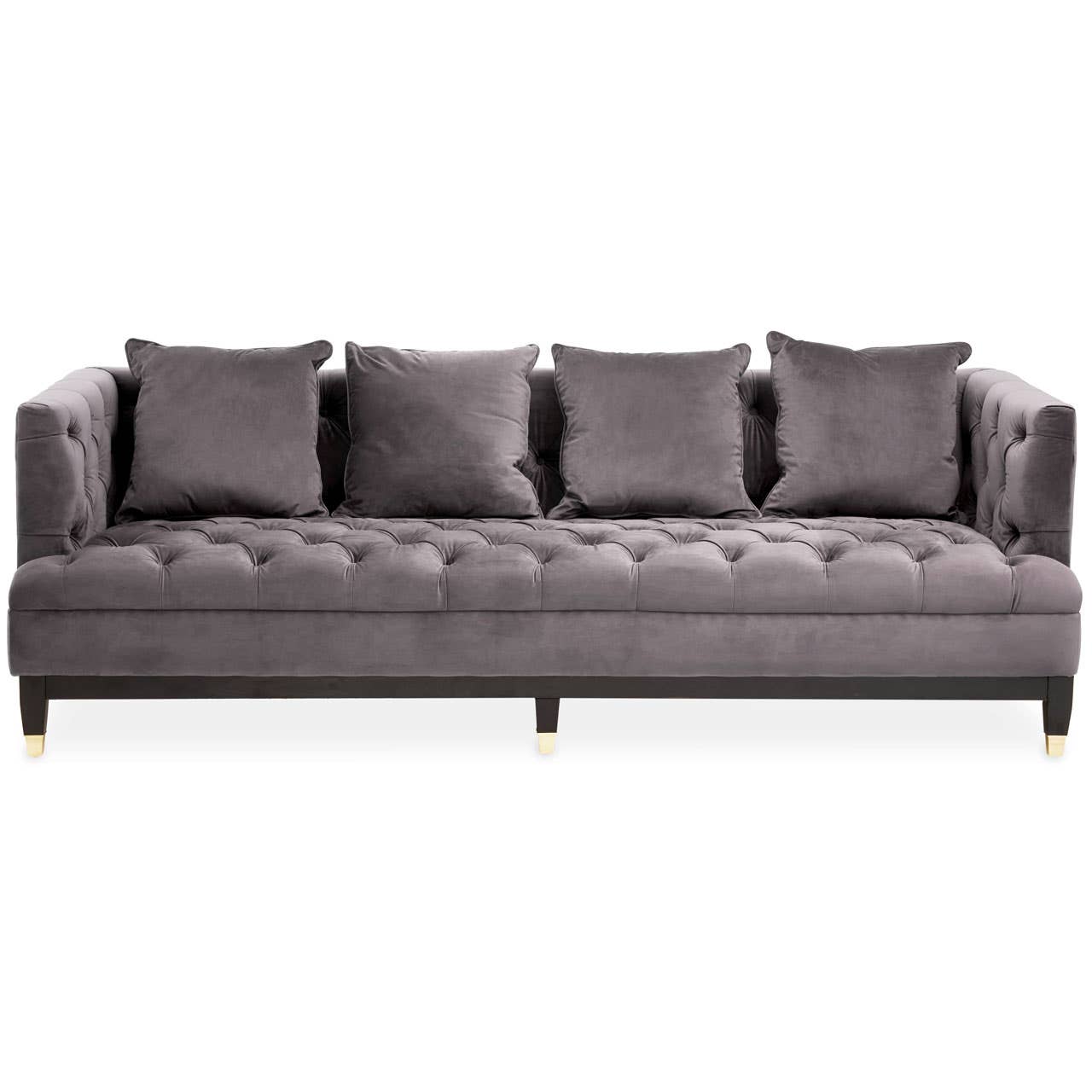 SEFIRA 3 SEAT VIOLA PIRATE GREY FABRIC SOFA