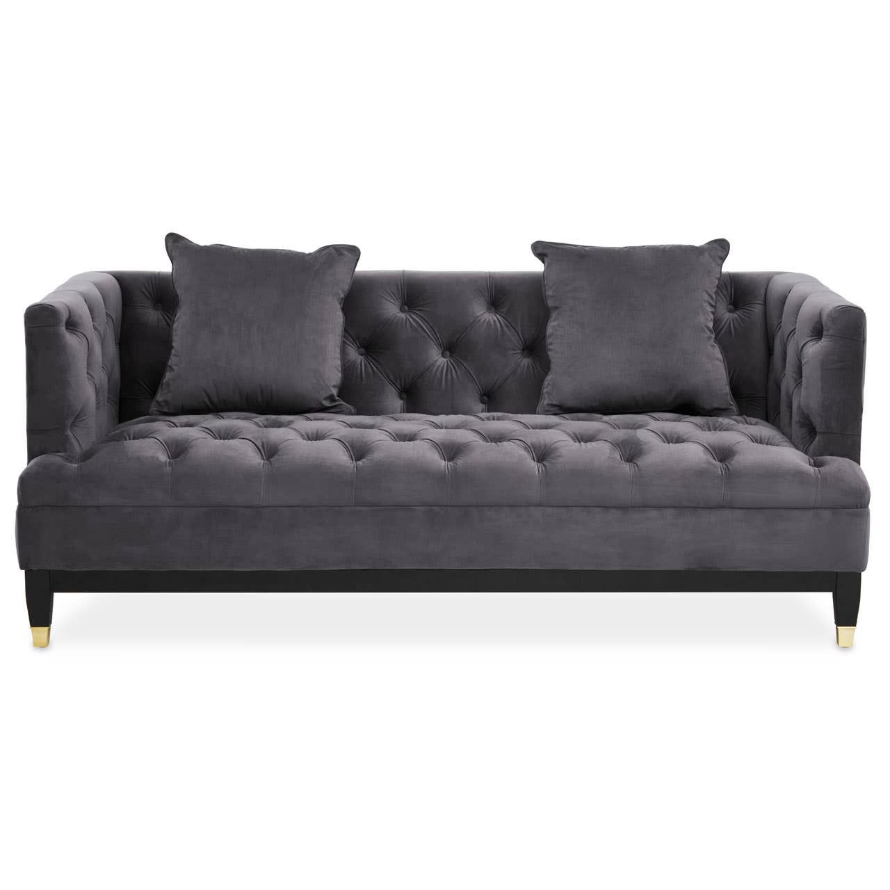 SEFIRA 2 SEAT VIOLA PIRATE GREY FABRIC SOFA