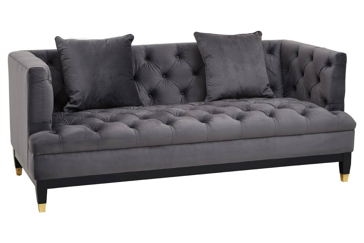 SEFIRA 2 SEAT VIOLA PIRATE GREY FABRIC SOFA