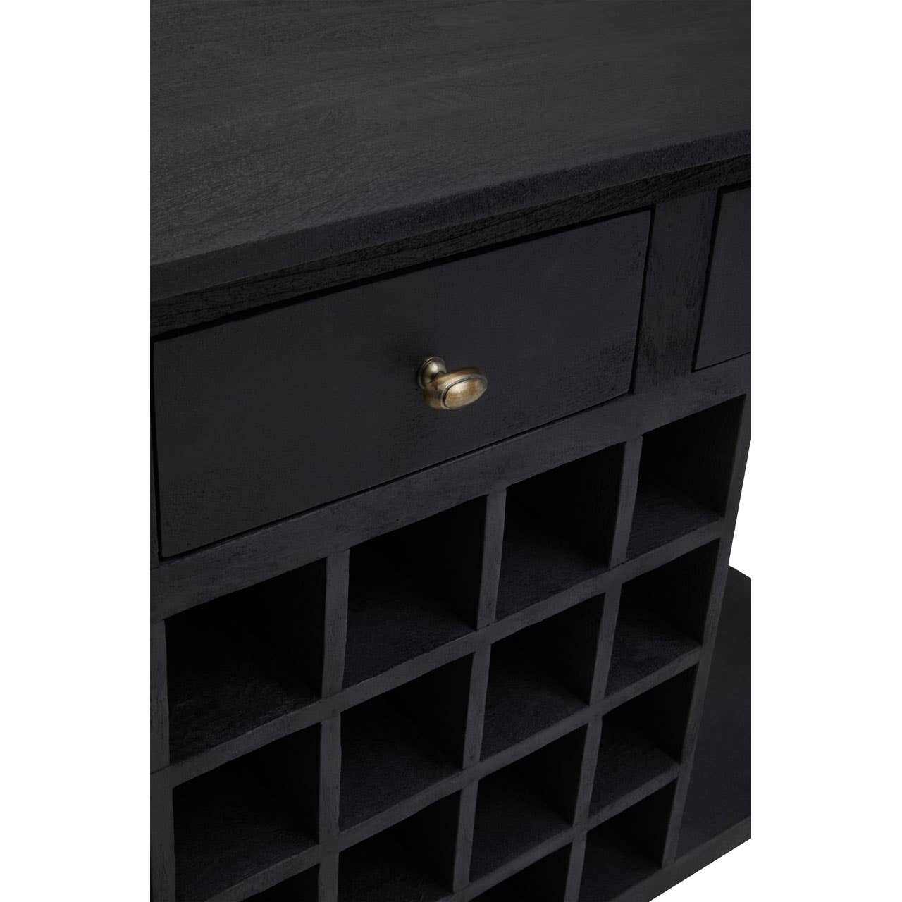 Fusion Wine Bottle Storage Console Table