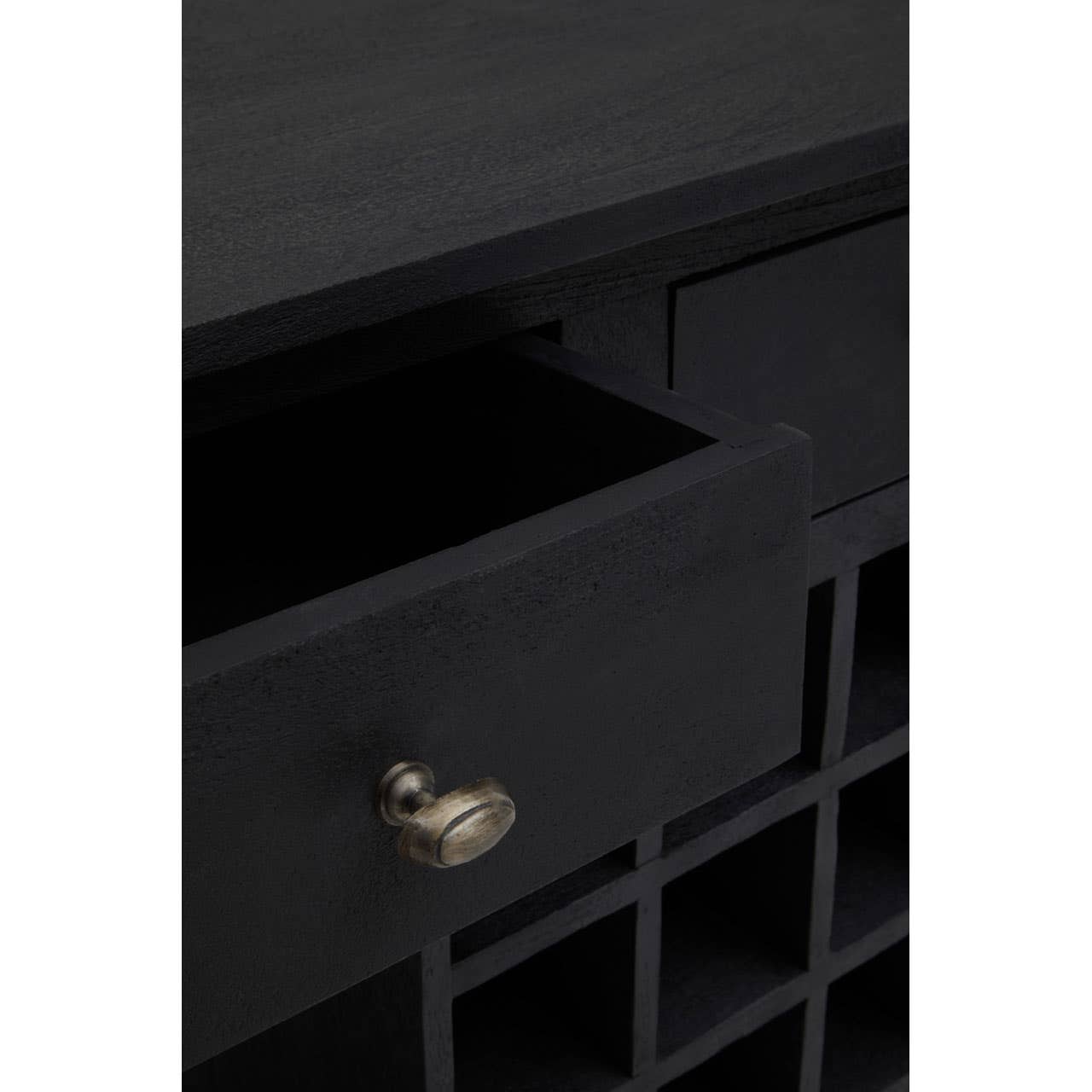 Fusion Wine Bottle Storage Console Table