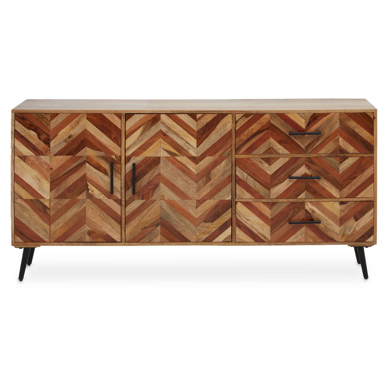 Boho Two Door Mango Wood Sideboard