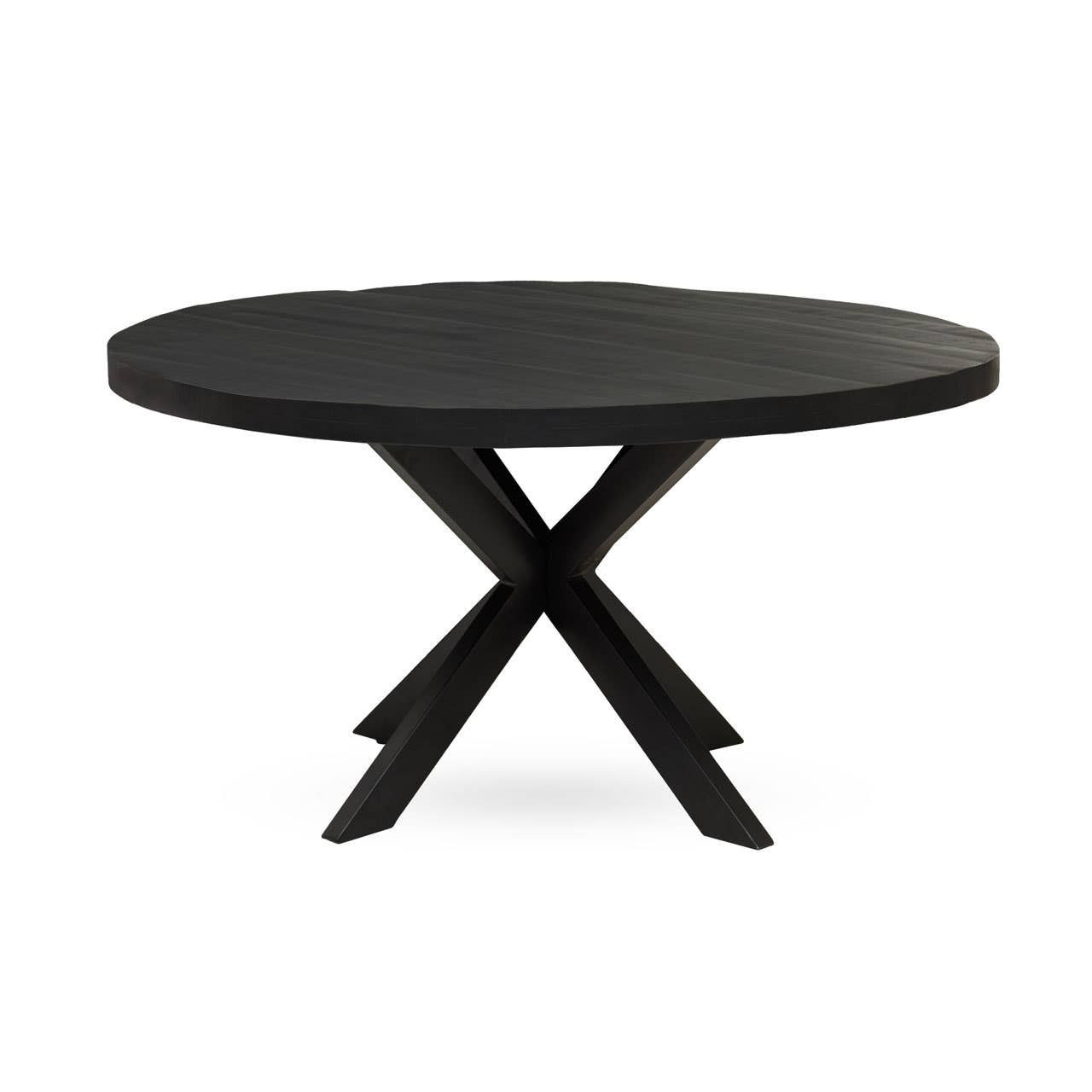 Arol Black Mango Wood Dining Table