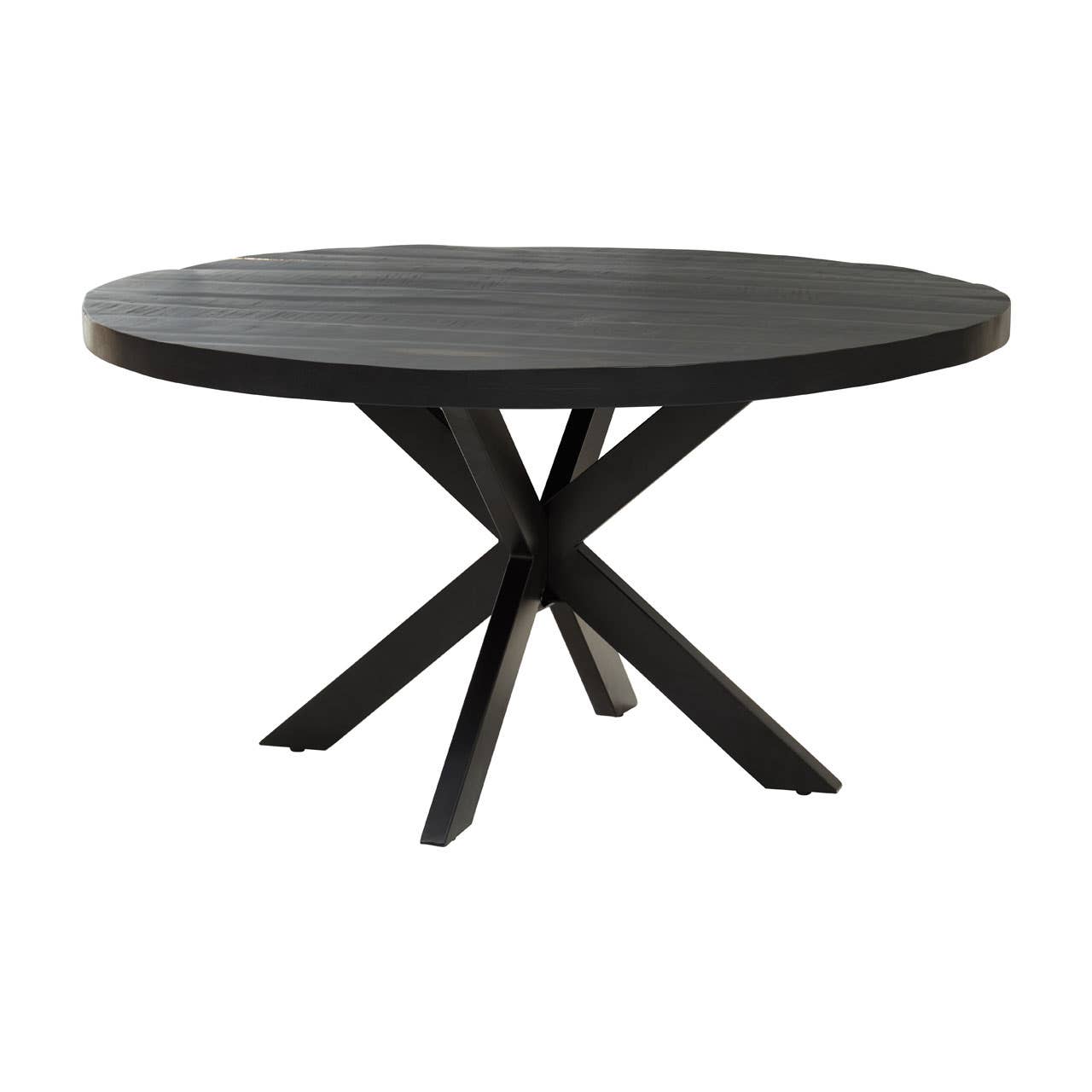 Arol Black Mango Wood Dining Table