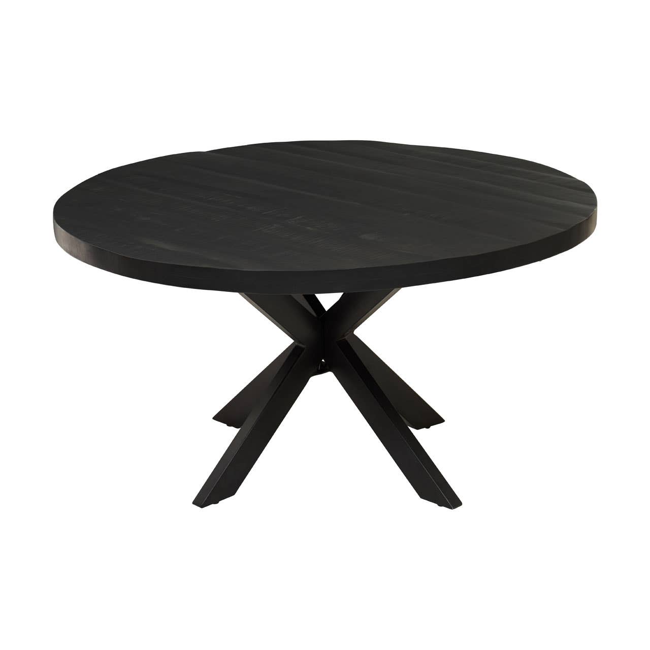 Arol Black Mango Wood Dining Table