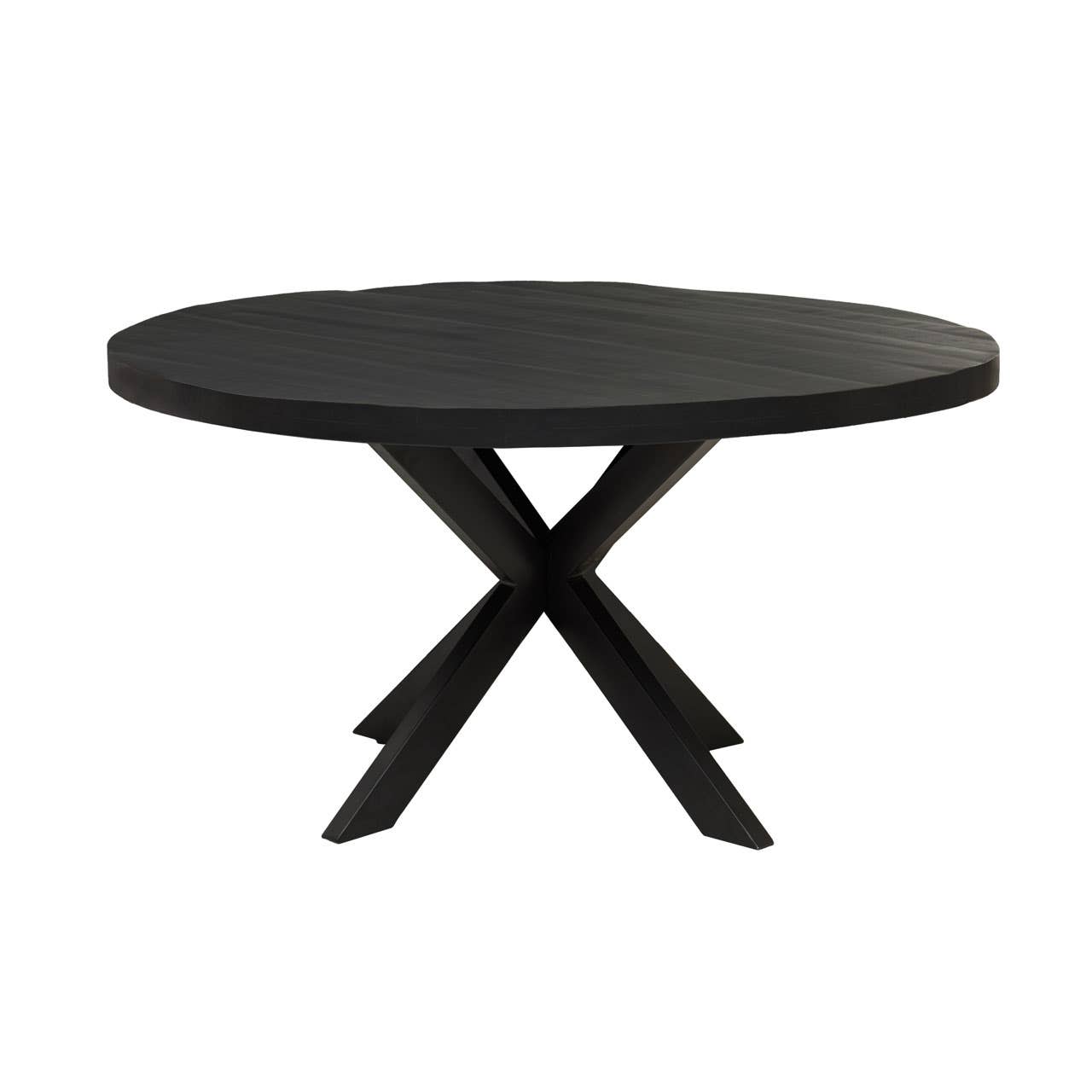 Arol Black Mango Wood Dining Table