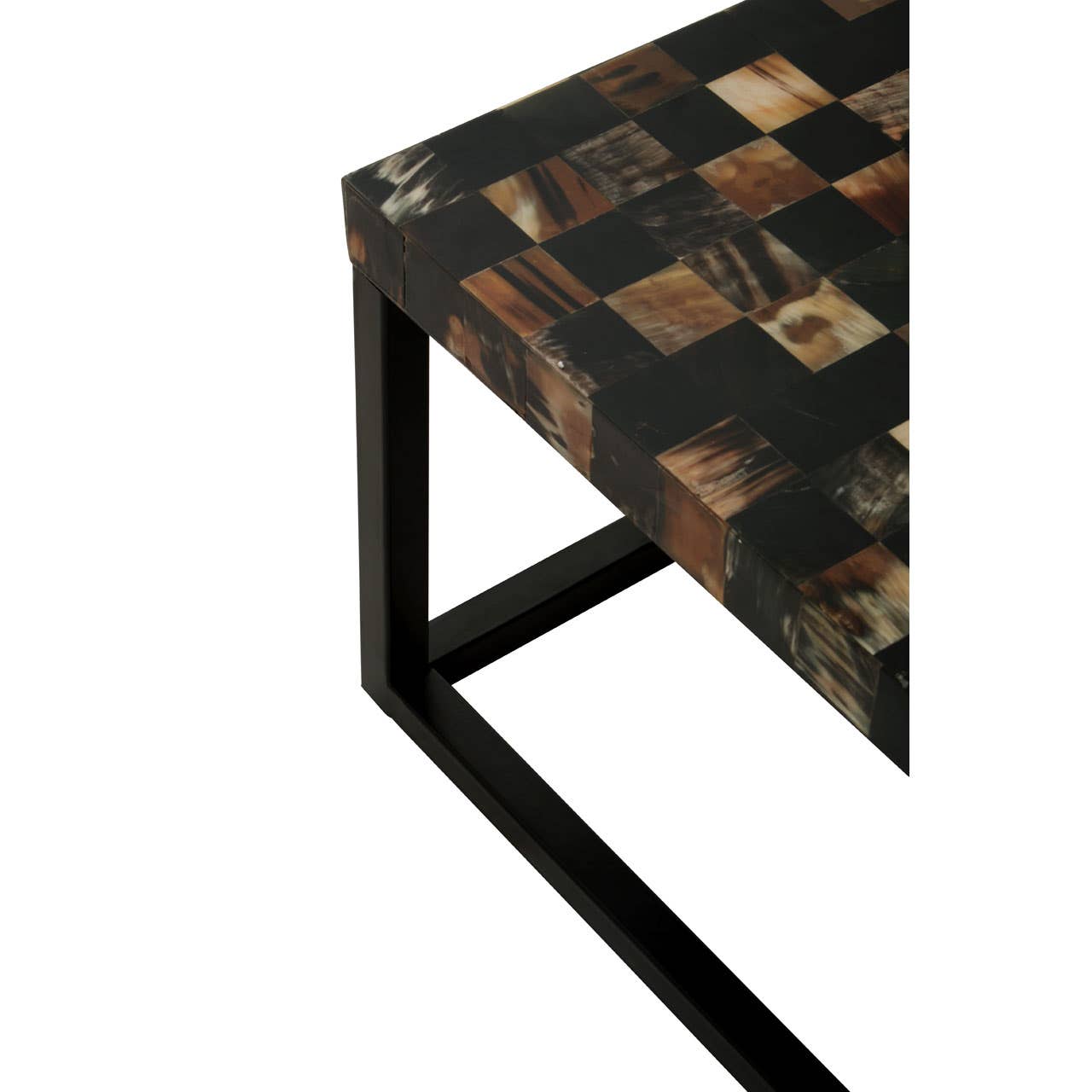 Obra Black Shell Square Coffee Table