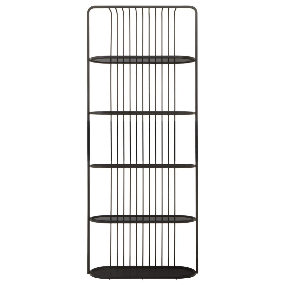 VOGUE FIVE TIER BLACK SHELF UNIT