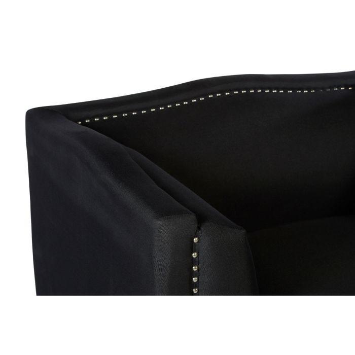 Feya Black Fabric Chair