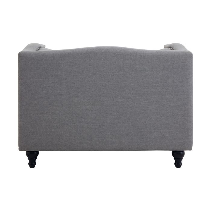 Feya Grey Fabric Chair