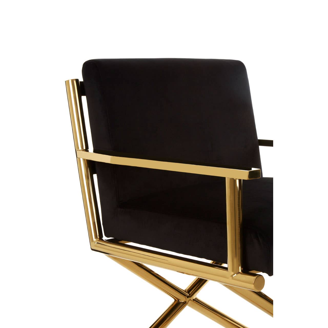 Hendricks Black Velvet Chair