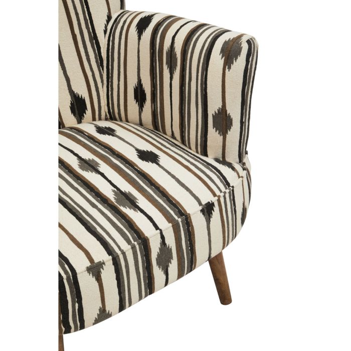 Sirena Armchair With Flared Arms