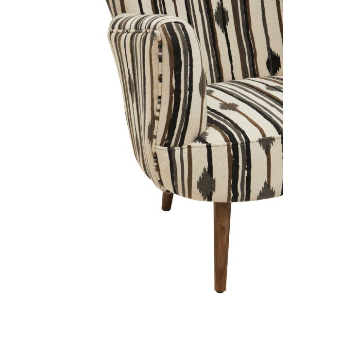 Sirena Armchair With Flared Arms